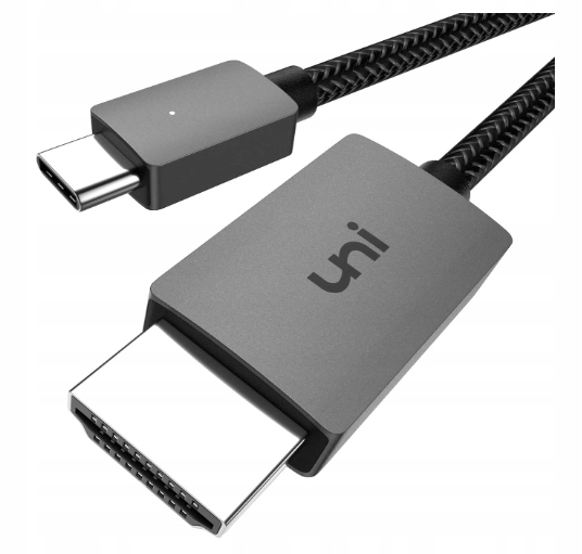 UNI KABEL PRZEJŚCIÓWKA USB-C NA HDMI 4K 30Hz 0,9M