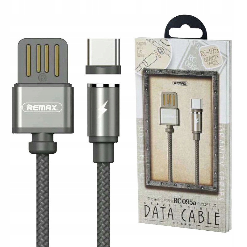 

Remax magnetyczny kabel Usb Type C 1M 1.5A