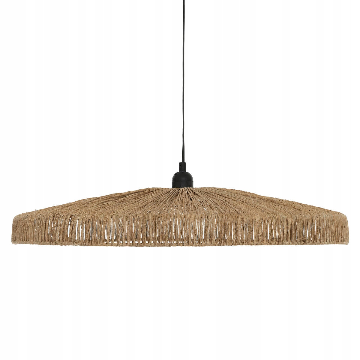 Závesná Stropná Lampa Nad Stôl Pletený Jutový Klosz Ø 58 cm