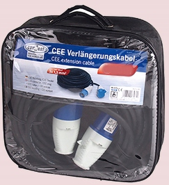 PRZYŁĄCZE CEE PRZEDŁUŻACZ ADAPTER 230V CARBEST 25m Numer katalogowy części 820181