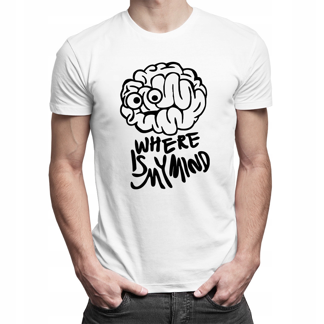 

Where is my mind - koszulka z nadrukiem dla niego