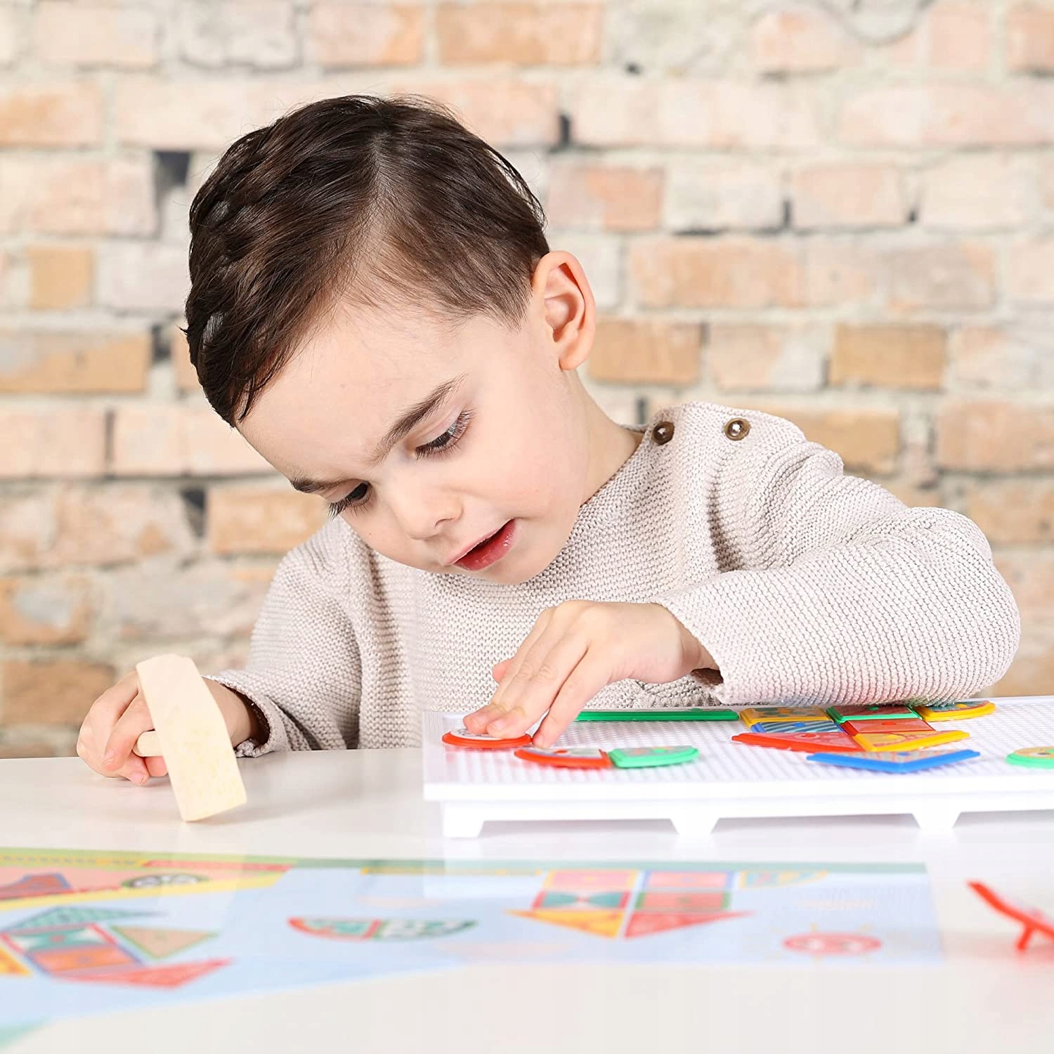 Moje pierwsze Stuku Puku przybijanki SES 14486 Materiał drewno plastik