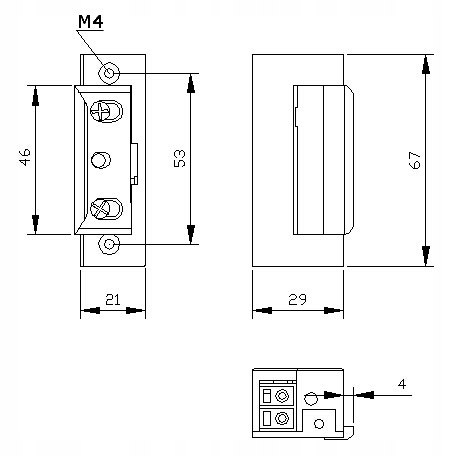 ZACZEP ELEKTROMAGNETYCZNY R4-12.13 REWERSYJNY Marka Elektra Plus