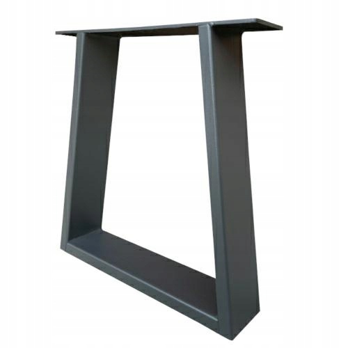 Nábytková noha kovová lichobežníková 39 cm Antracit Grafit