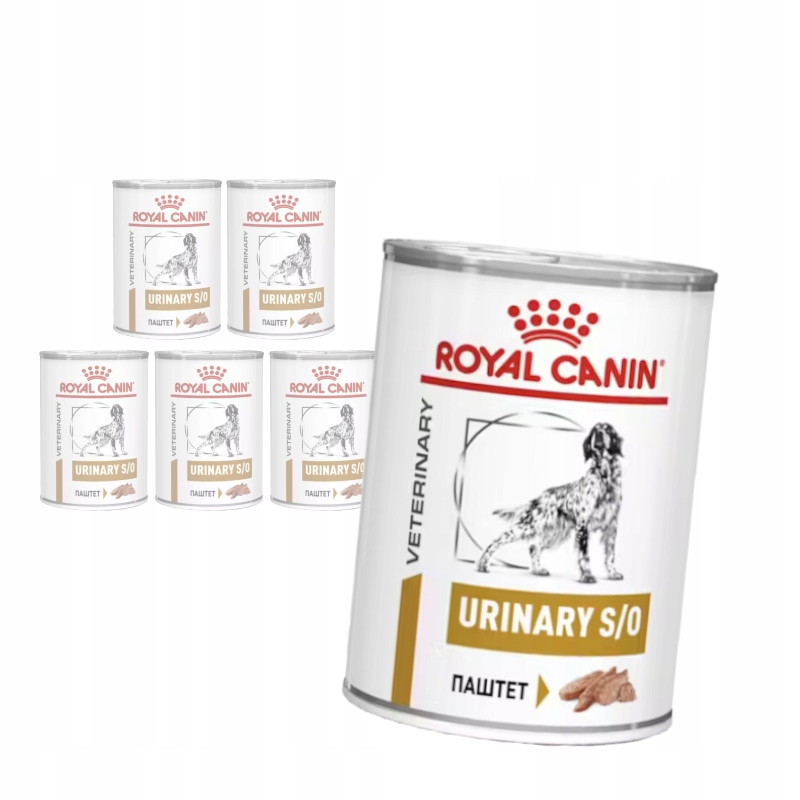 Levně Royal Canin Veterinary Urinary S/o Loaf 6x410g Vlhké Krmivo Paštika pro psy