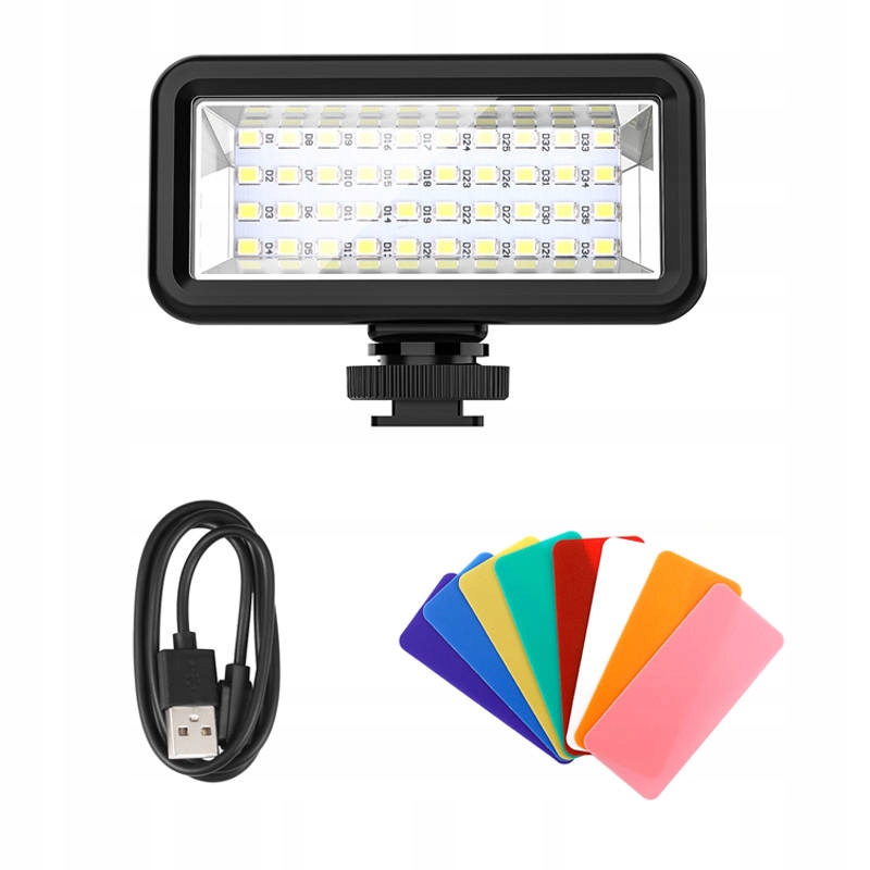 Puluz Vodotěsná 40 m lampa pro kameru 6500K 2500mah pro potápění a plavání