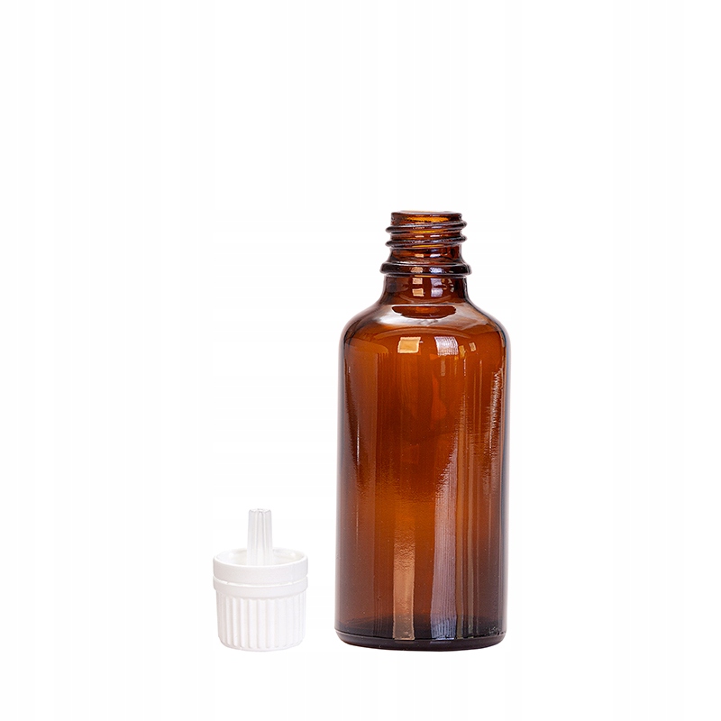 

Szklana butelka brązowa 100 ml z kroplomierzem B