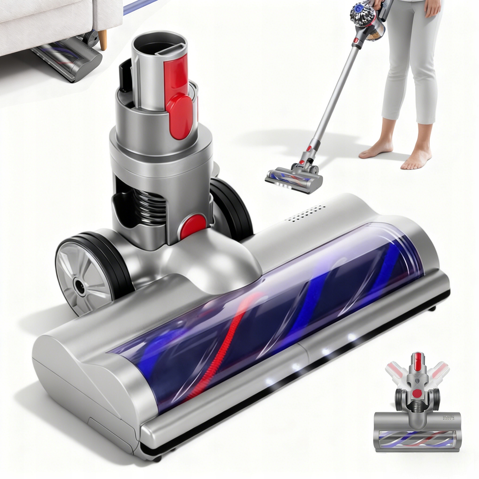 Elektryczna Szczotka Do Odkurzaczy Dyson V7 V8 V10 V11 Wysokiej Jakości