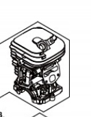 Cylindr Echo CS-4510ES P100-004570 Originál