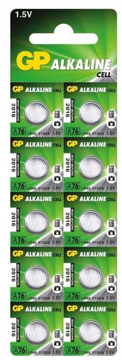 

Bateria Alkaliczna Guzikowa A76 LR44 AG13 Gp 10SZT
