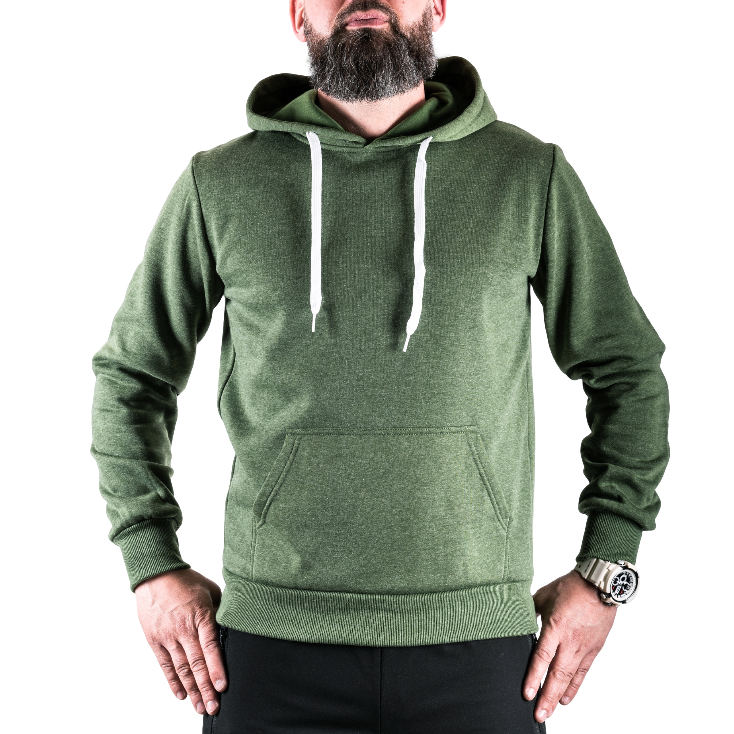 

Bluza z kapturem Dresowa zielona Bernt r.XXL