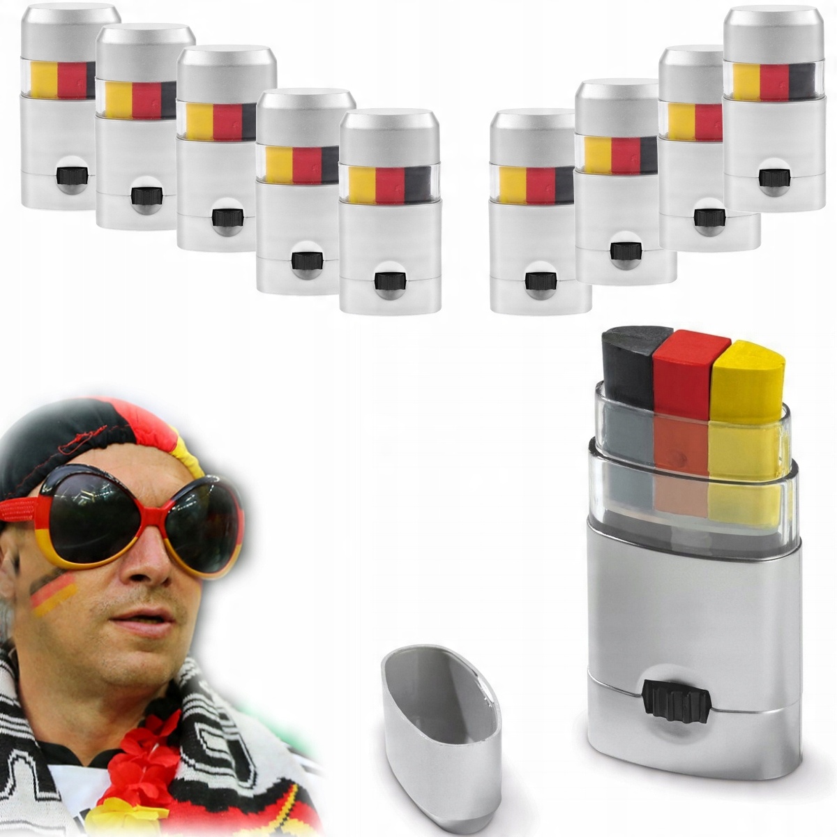 

Farba Do Twarzy Flaga Niemcy 10SZT
