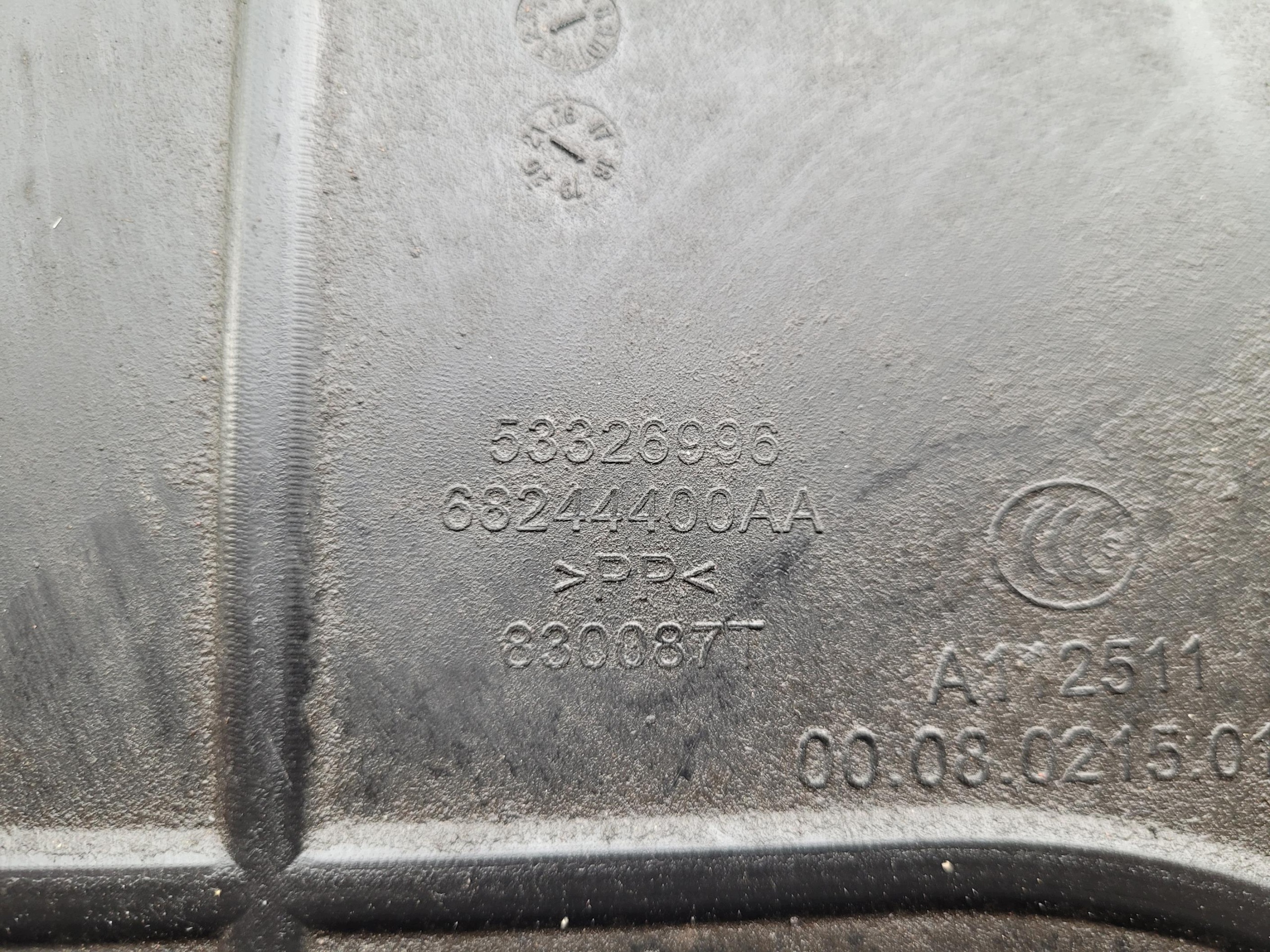 68244400AA 53326996 cover below engine JEEP COMPASS II 1.4 M-AIR