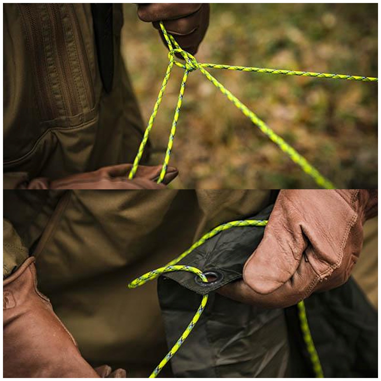 Linka Atwood 550 Rope Paracord 4mm/30m Czarna Długość 30 m