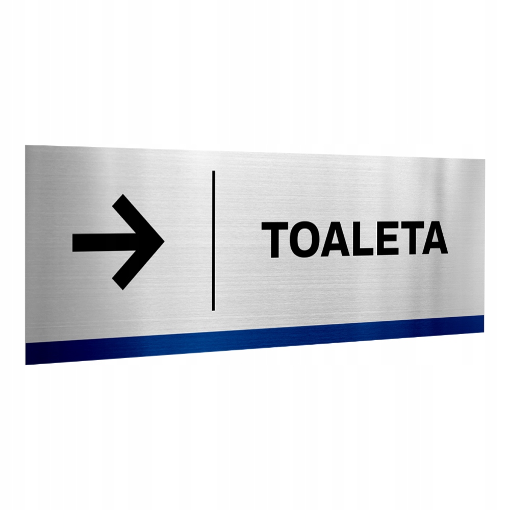 

Tabliczka drzwi toaleta strzałka Wc samoprzylepna