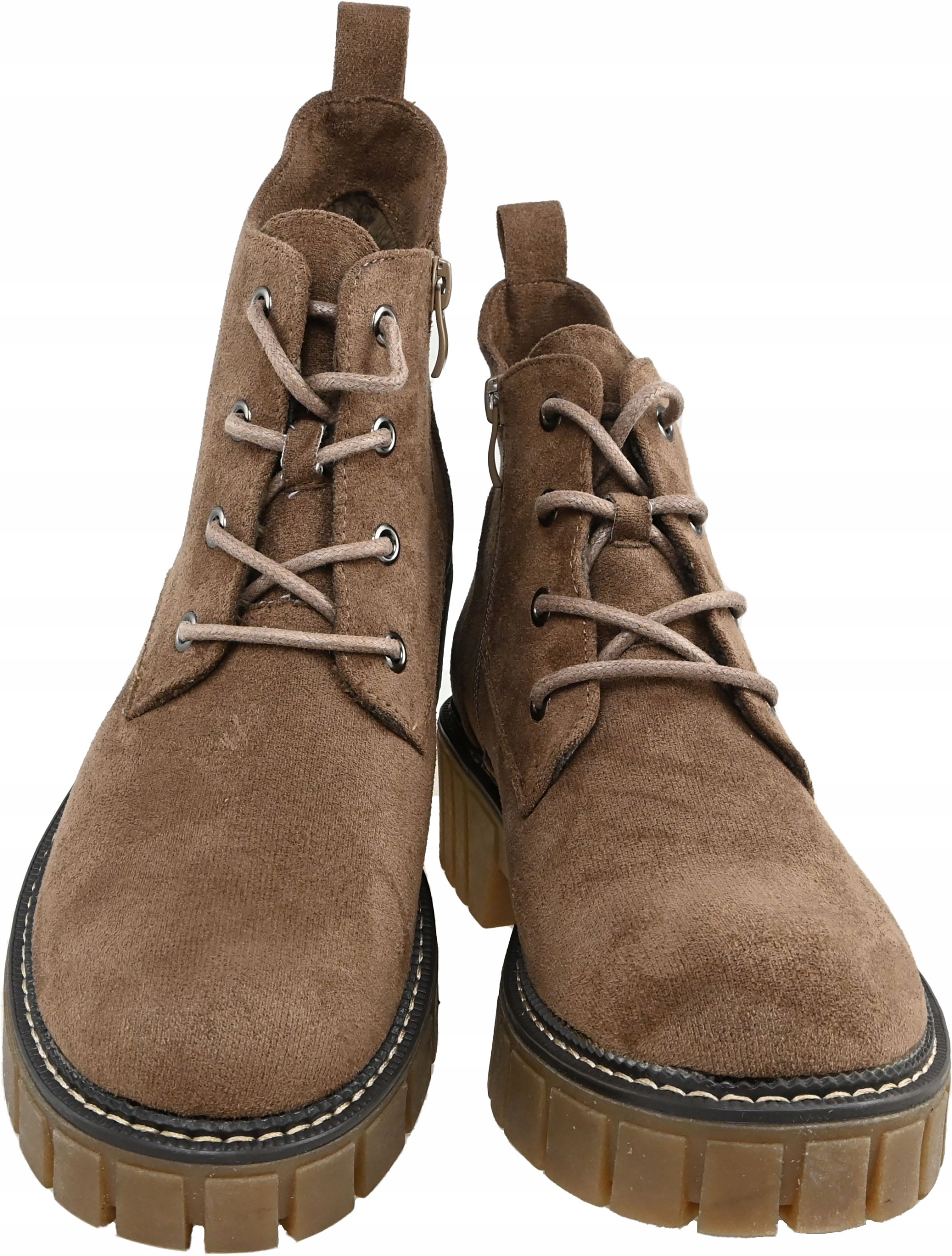 WORKERY TRAPERY SERGIO LEONE TR 766 BRĄZ ZAMSZ 41 Rozmiar 41