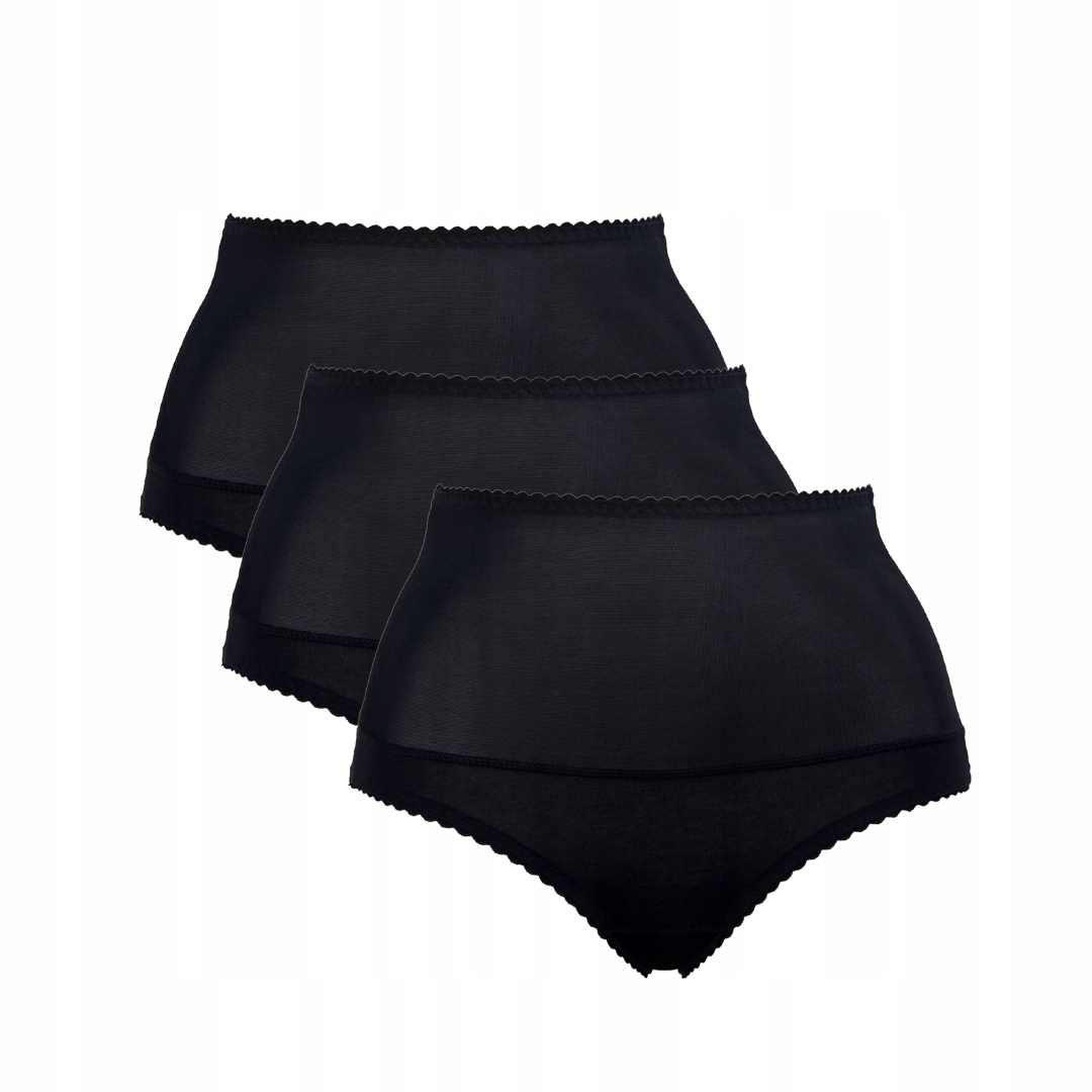 Mitex Iga Maxi 3-balení Kalhotky kalhotky modelující černé 5XL