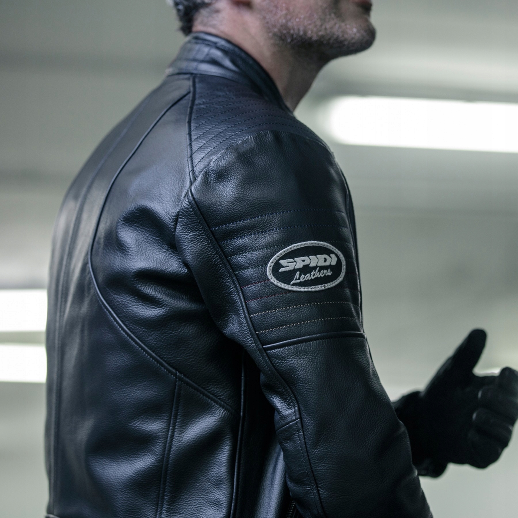 Kurtka skórzana Spidi Clubber czarna 58 Rodzaj Męskie