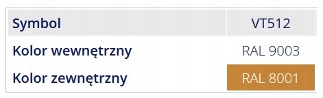 Nawiewnik okienny Ventec do okien okna PCV VT512 Stan opakowania oryginalne