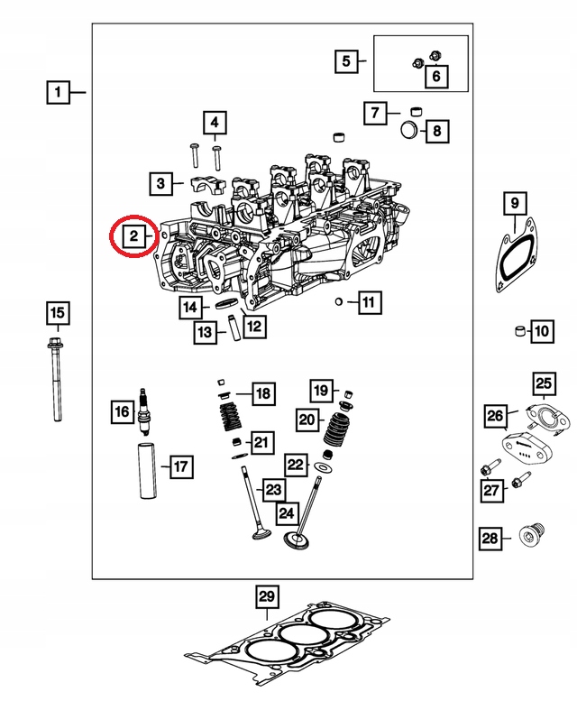CHRYSLER PACIFICA GŁOWICA CYLINDRÓW SILNIKA 3.6
