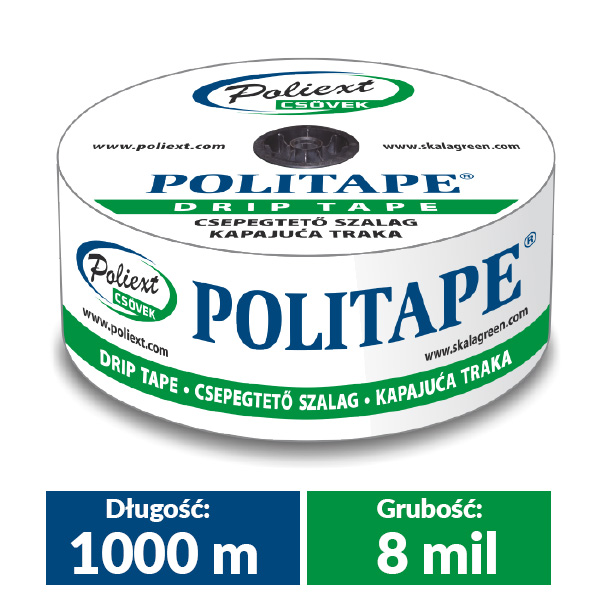 

Taśma Standard Politape 8mil 10l/h-0,1m 1000m