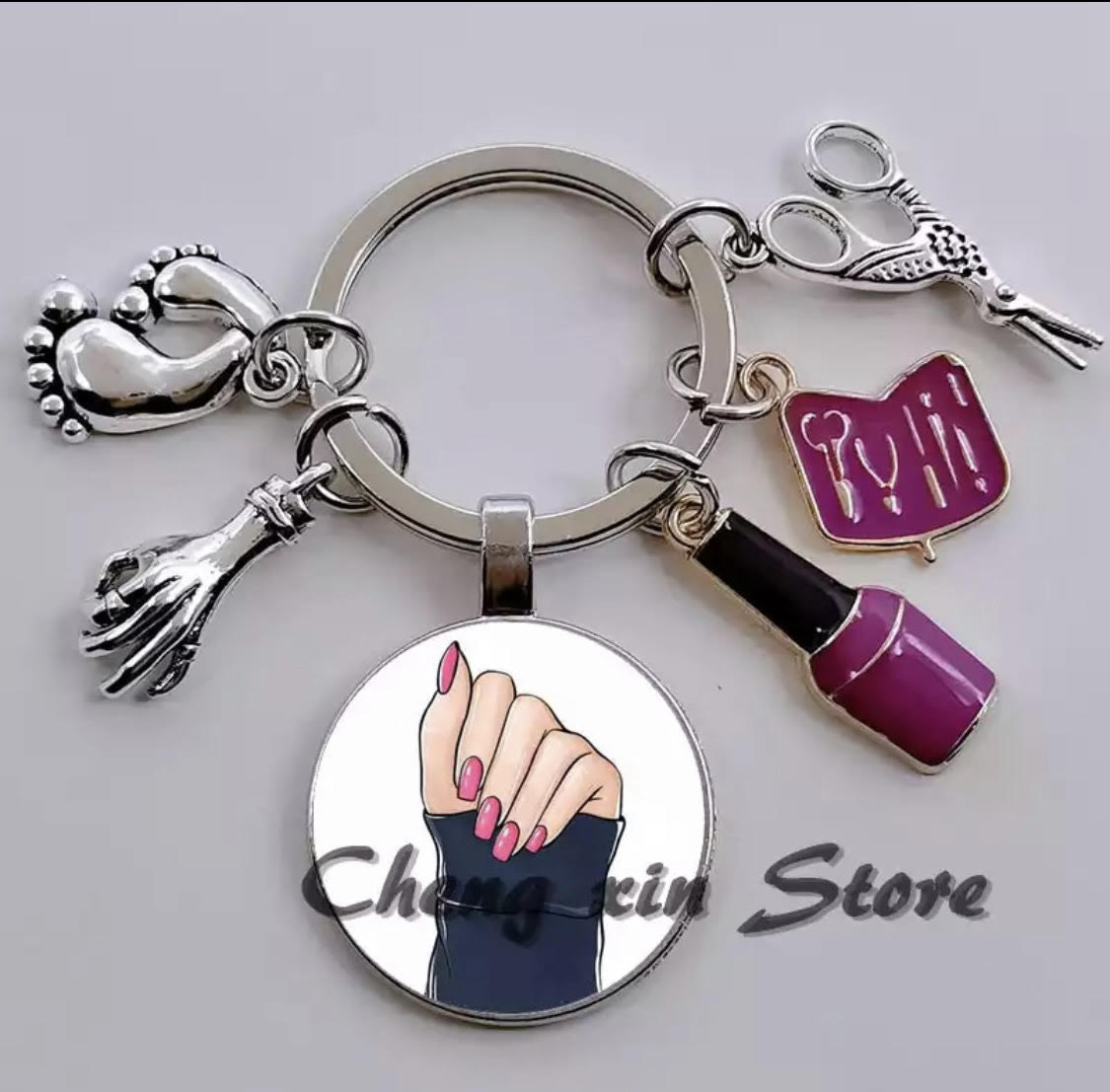 

Breloczek brelok kosmetyczka paznokcie prezent 221