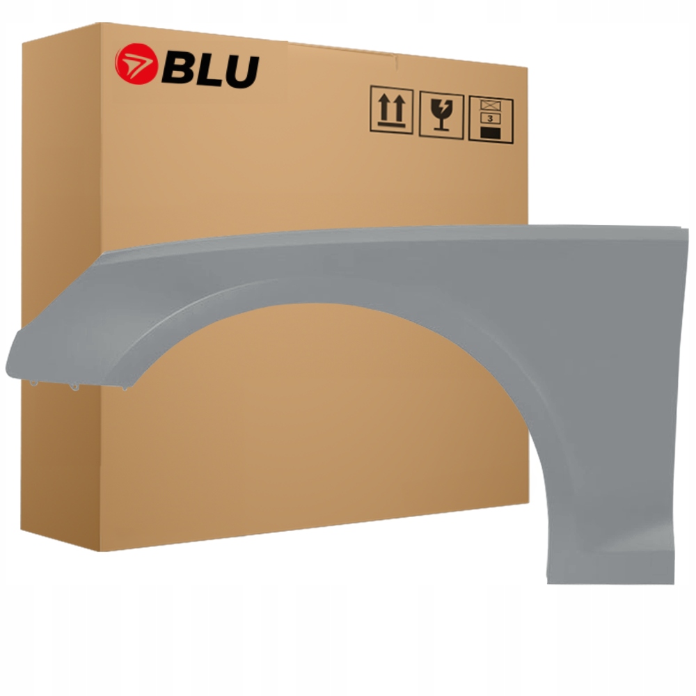 Blu Blatník Audi A4 B9 S4 LX7R levý stříbrný 19- přední lift MonsunGrau