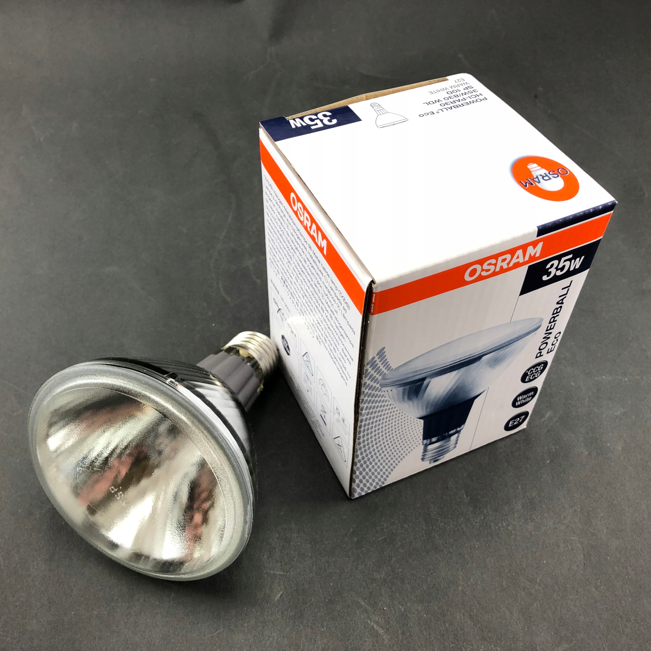6x OSRAM 35W/830 WDL SP 10D E27 HCI-PAR30 ŻARÓWKI