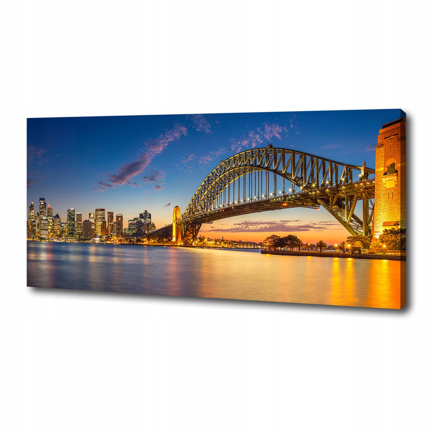 

Foto obraz na płótnie Panorama Sydney 125x50 cm