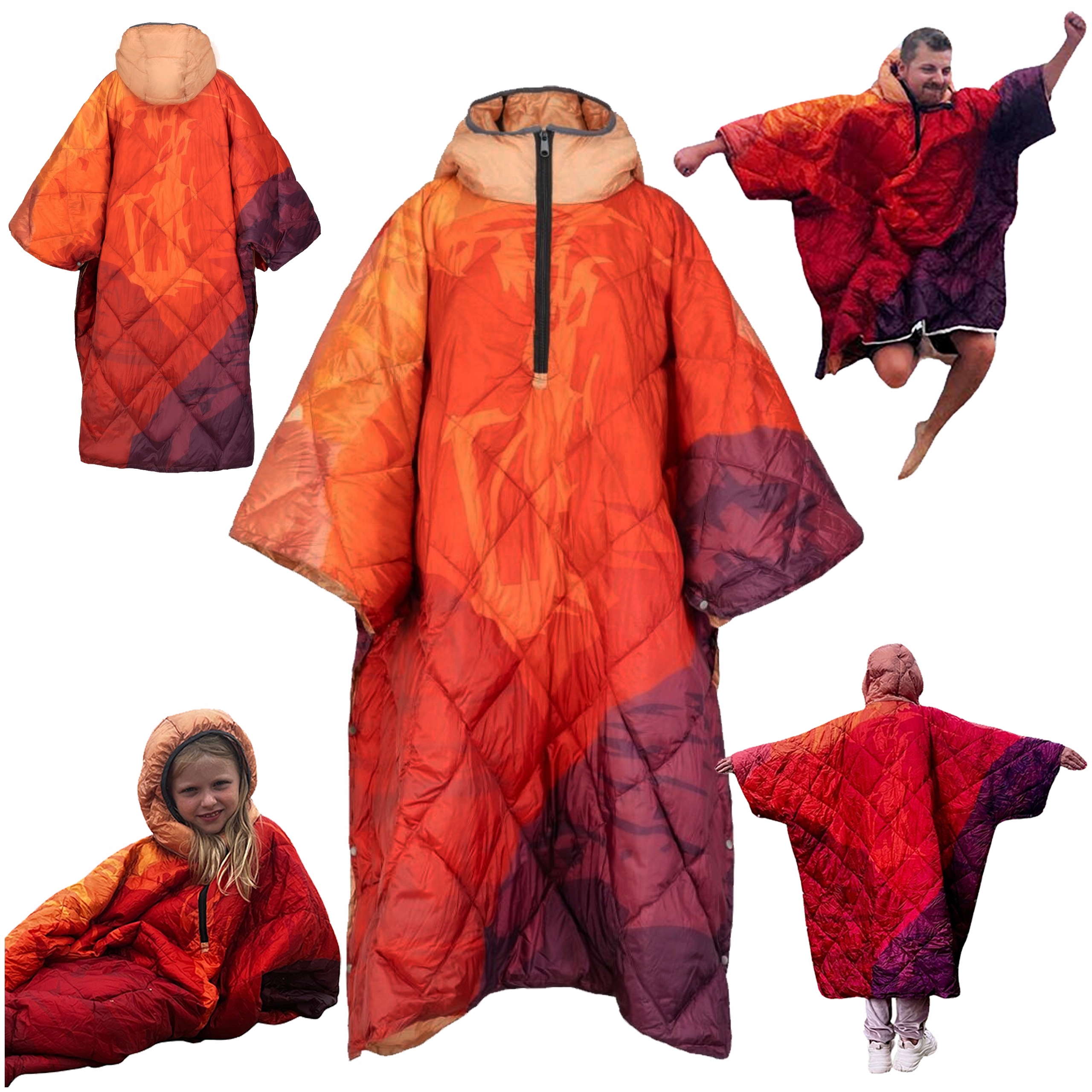 Pončo Pláštěnka Pončo Proti Dešti Unisex Barva Pánské Dámské