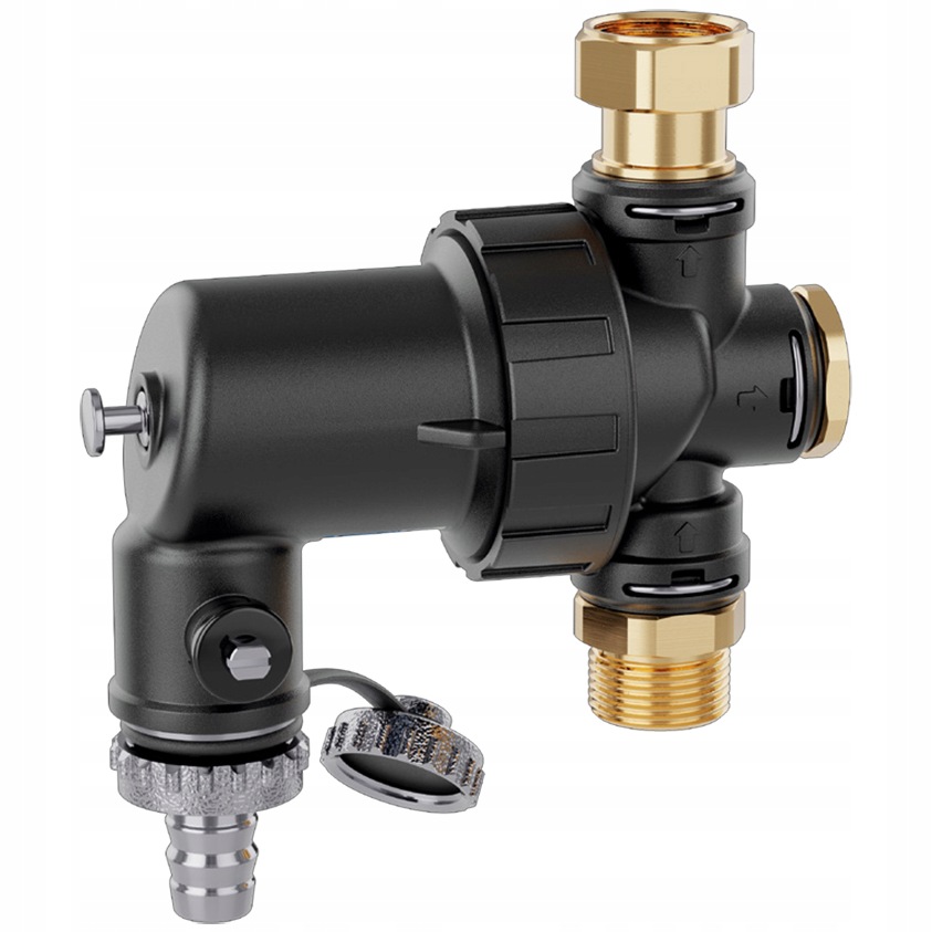 Kompaktní filtr s magnetem pod kotel 3/4" Caleffi