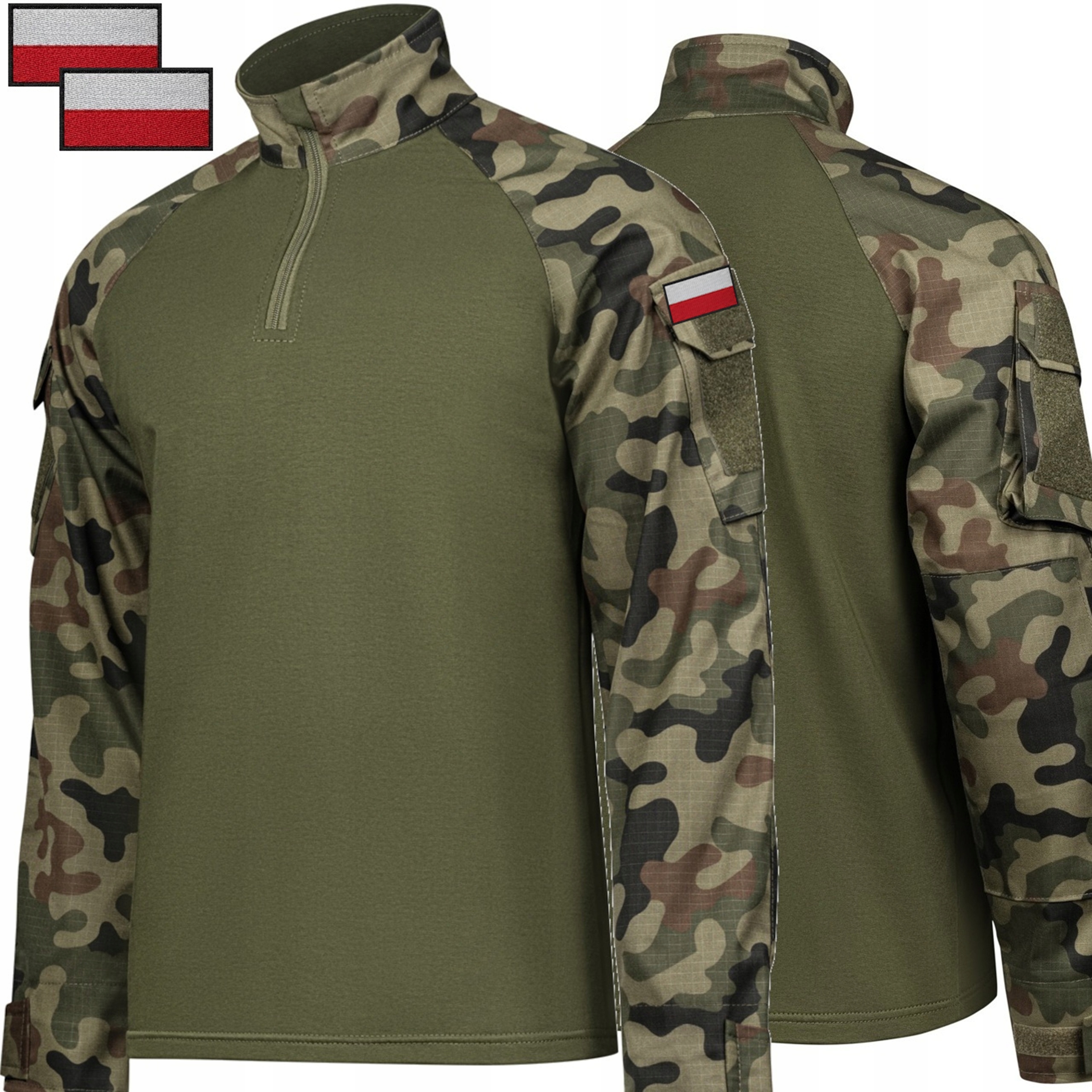 Bluza Wojskowa Combat Shirt Grom Moro wz93 Wp Taktyczna Mocna Flagi XXL