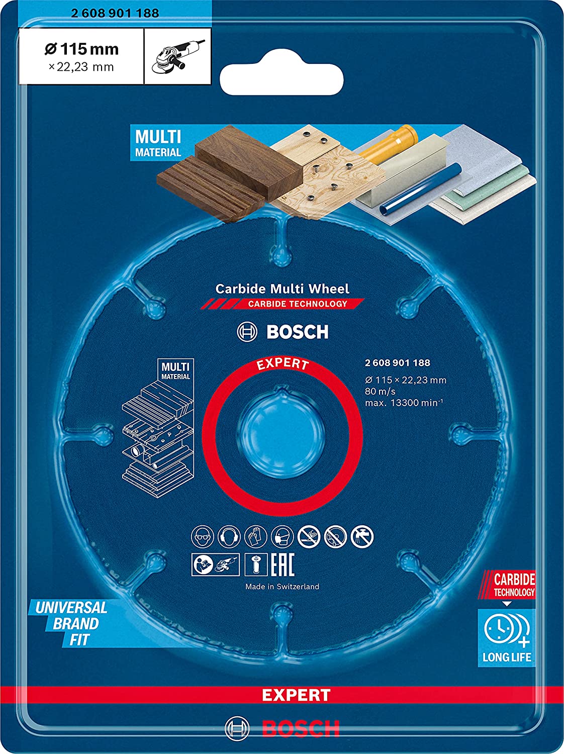 

Bosch Tarcze tnące Carbide Multi Wheel 2608901188