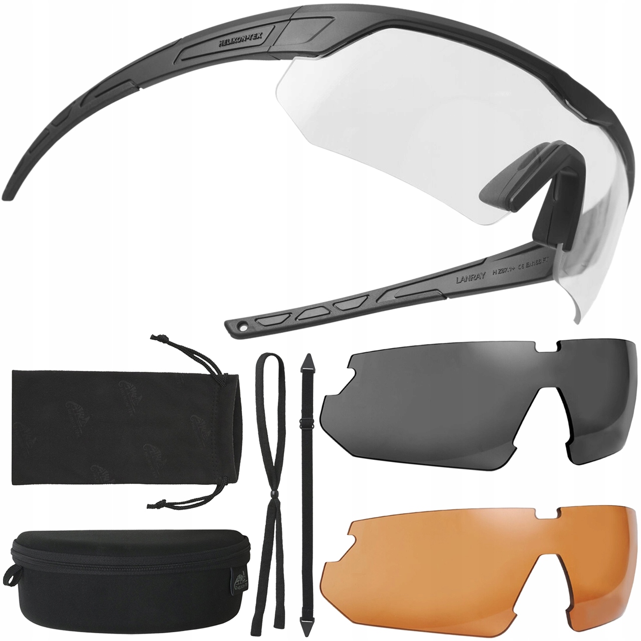 Ochranné brýle Helikon-Tex LanRay Shooting Pro Set