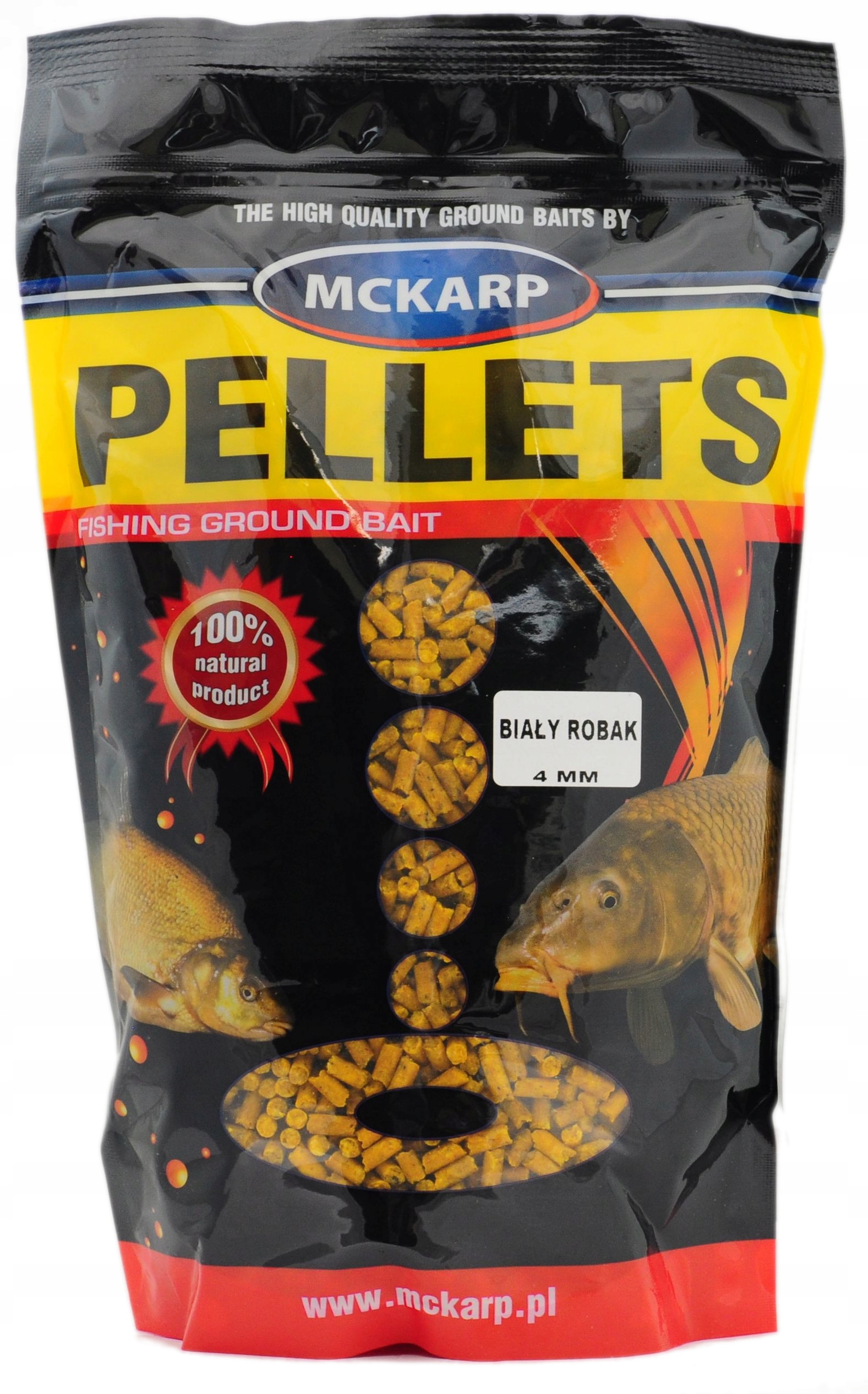 Biały Robak Pellet zanętowy do zanęty Mckarp 4mm