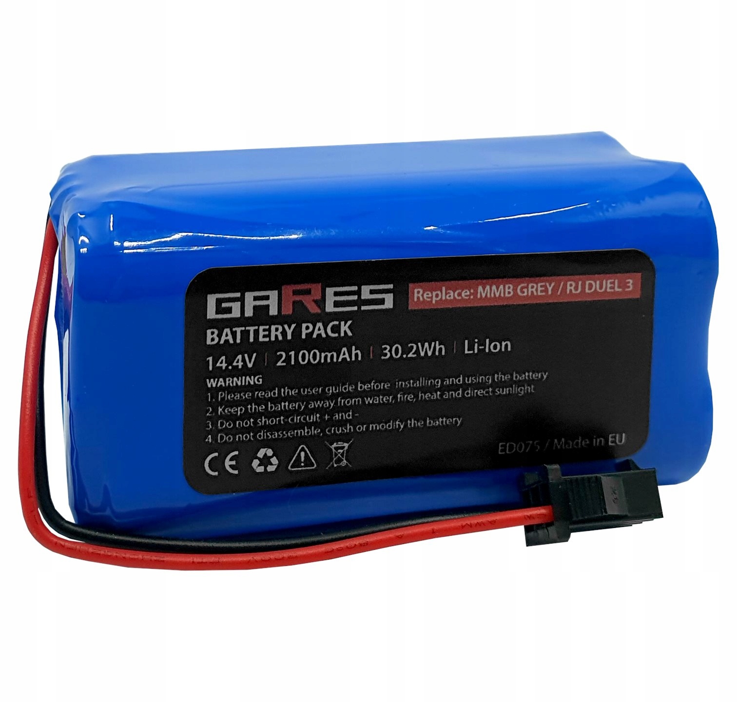 Akumulator do Eufy RoboVac 11 15 30 35 14,4V 2,1Ah Pojemność akumulatora 2100 mAh