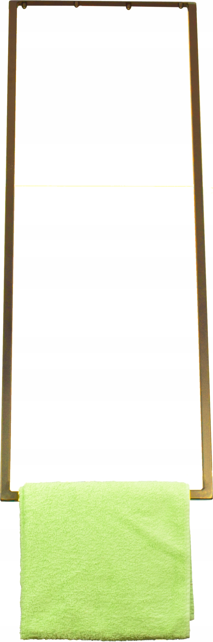 

Sufitowy Wieszak na Ręczniki, Wiszący Złoty 45x120