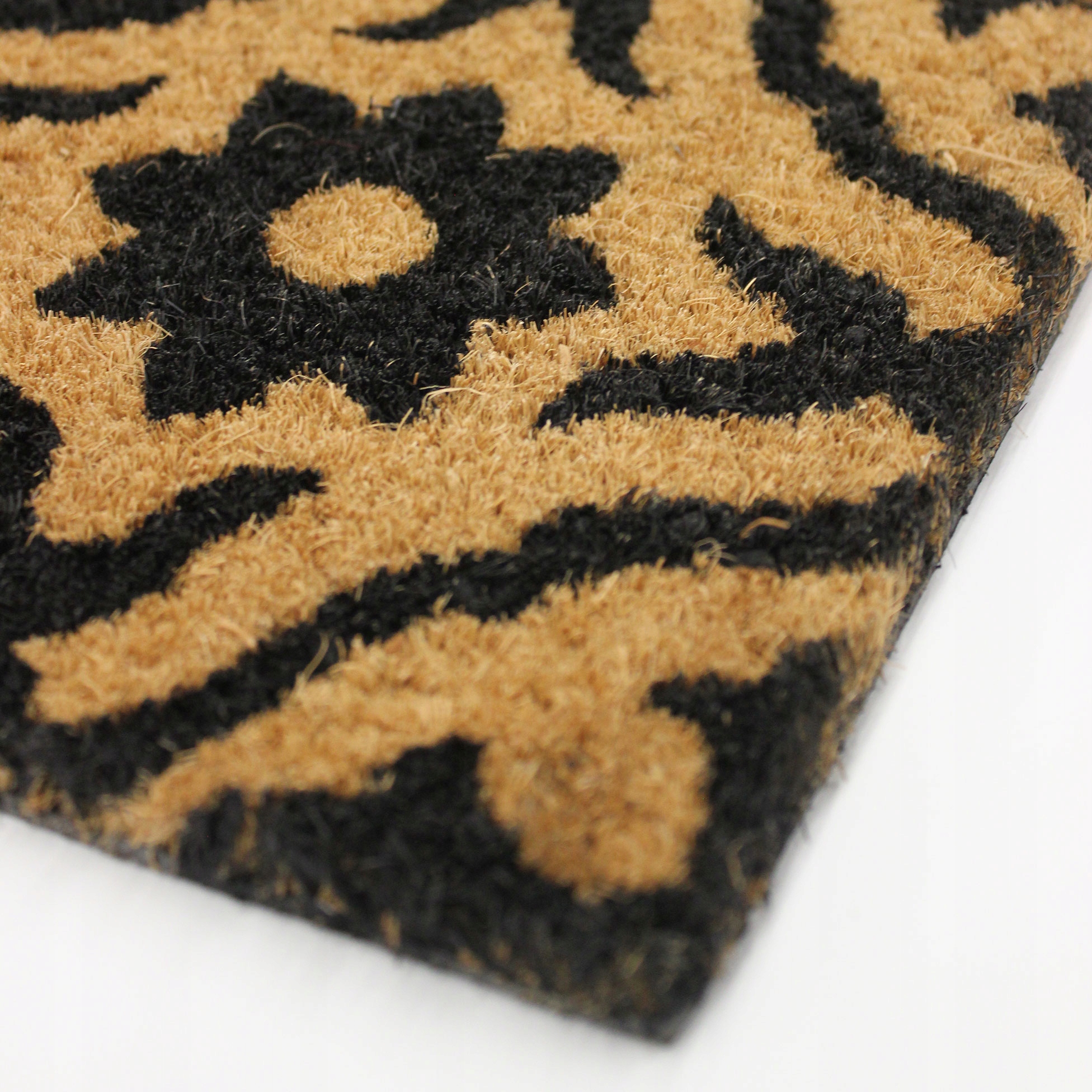 WYCIERACZKA POD DRZWI ZEWNĘTRZNA POD BUTY KOKOSOWA Z NAPISEM 40x60 CM Szerokość produktu 40 cm