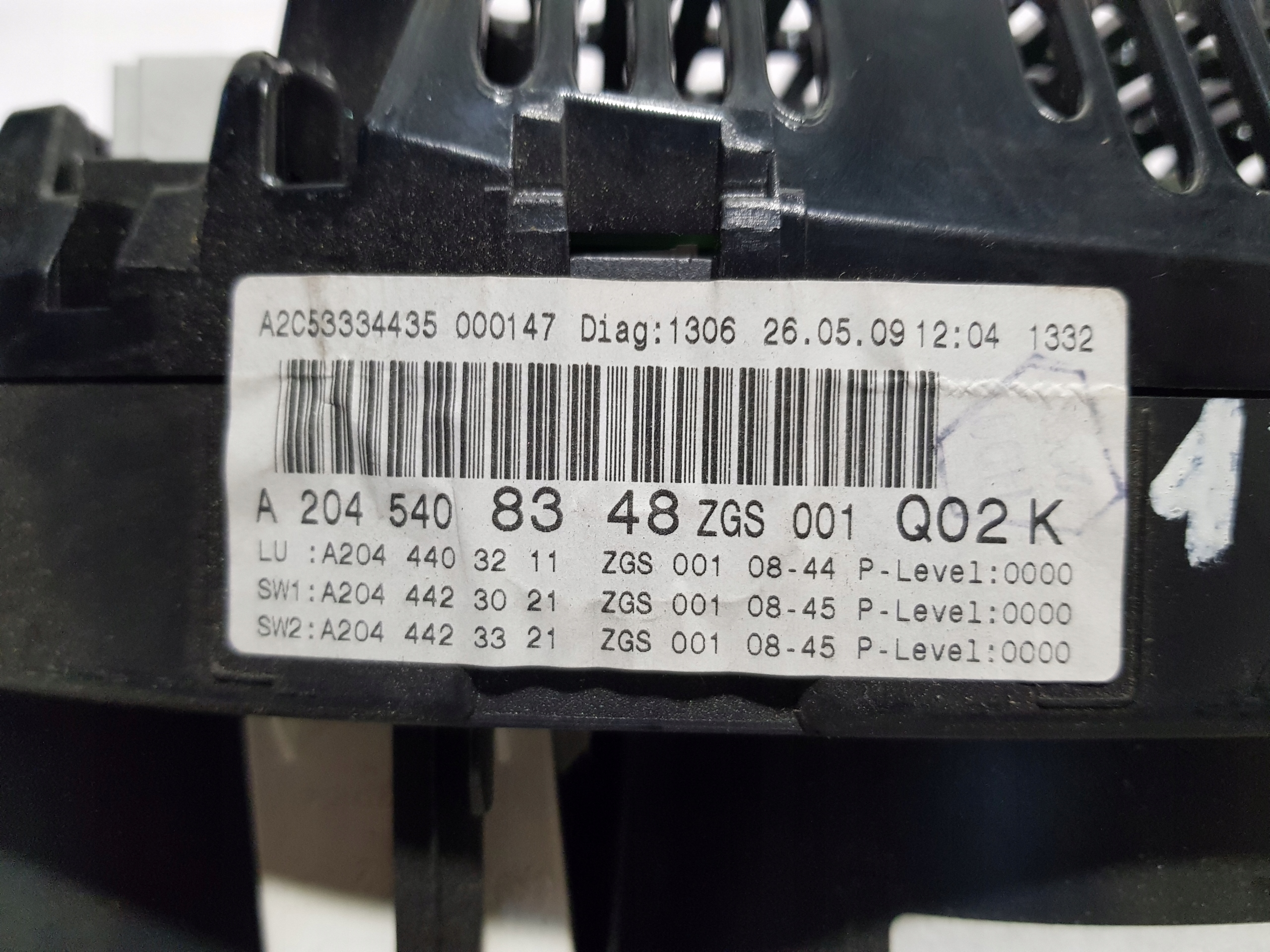 dials dials MERCEDES W204 2.2 CDI 2045408348 UK