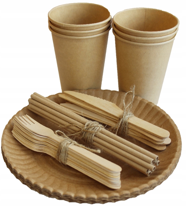 

Zestaw piknikowy Eco Brąz dla 6 osób Grill