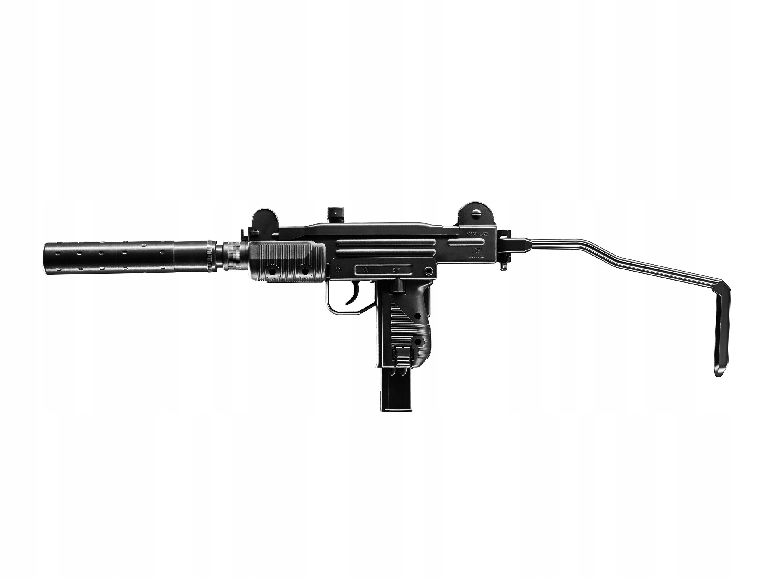 Mini Uzi Pistolet Maszynowy Wiatrówka Iwi Bb CO2