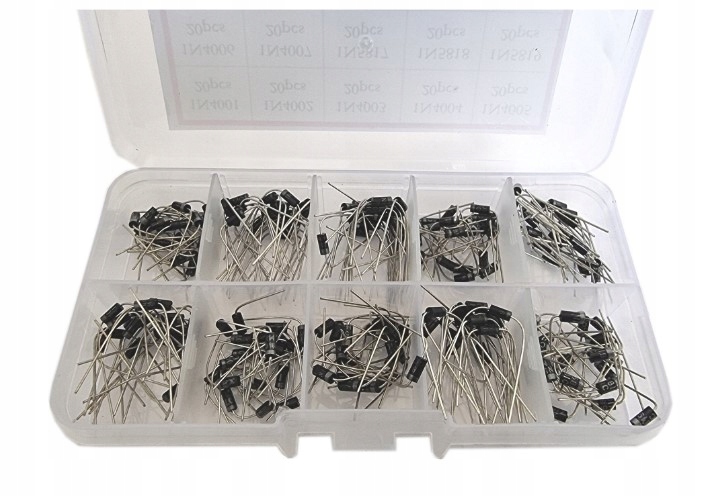 Zestaw diod prostowniczych i Schottkyego