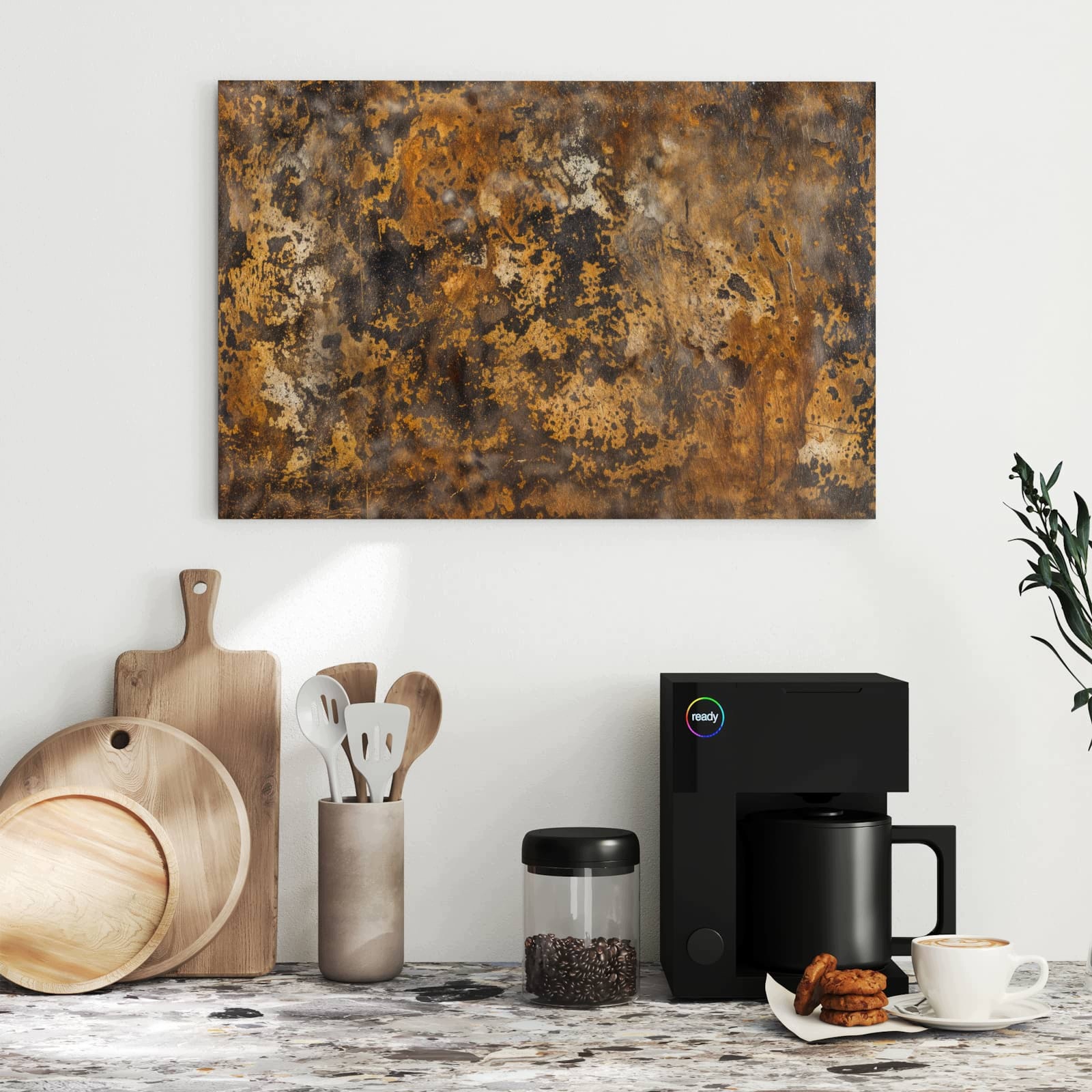 Magnetická tabule Zardzewiale Textura 60 × 40 cm