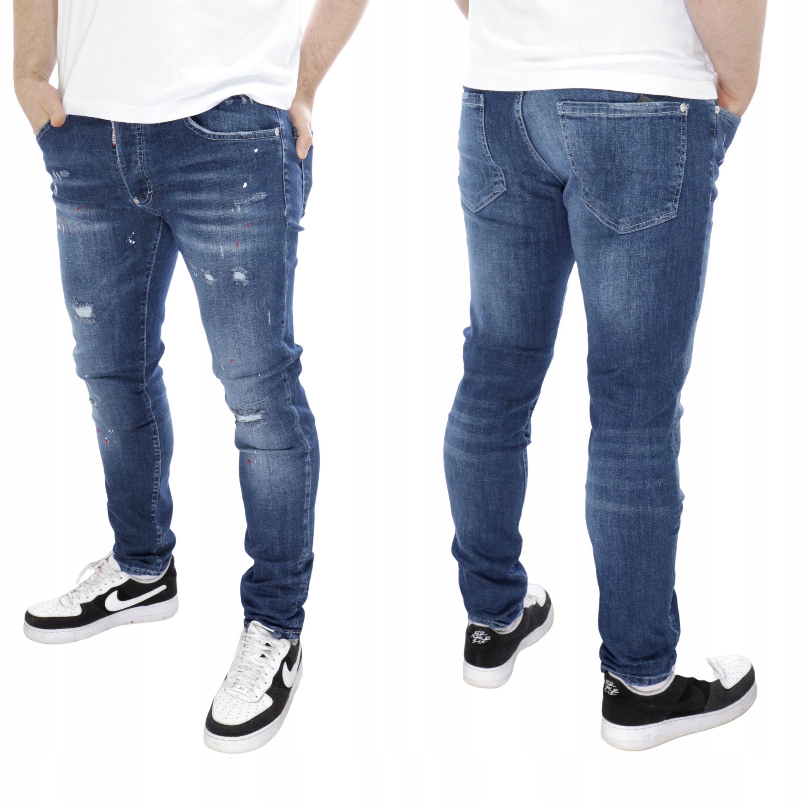 Dsquared Spodnie Dsq Oryginalne Slim Lycra 36