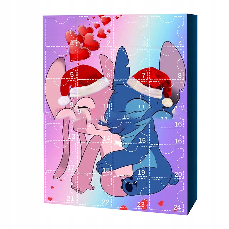 24SZT FIGURKI Sticz Stich KALENDARZ ADWENTOWY