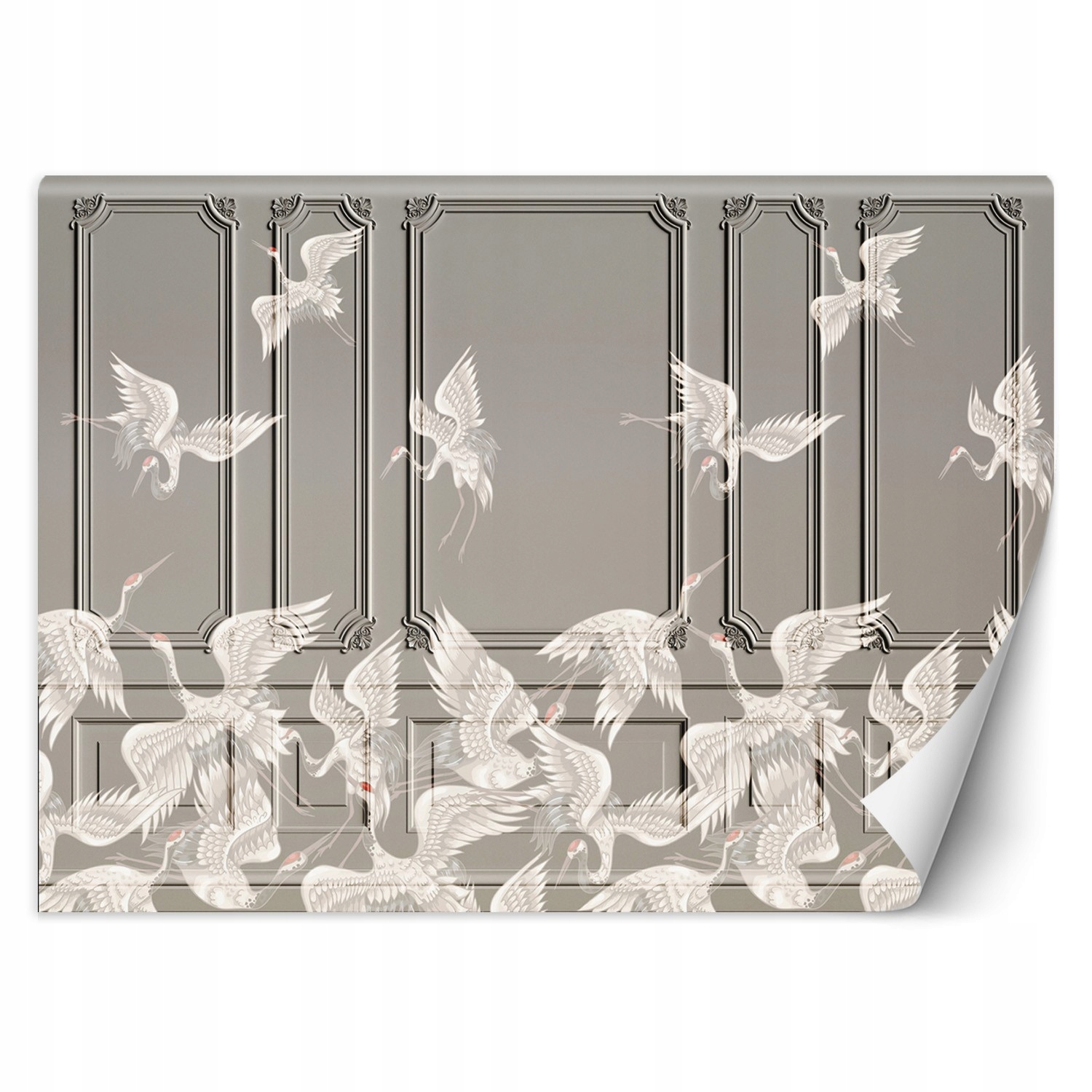 Fototapeta, Vtáky žeriavy v lete 368x254