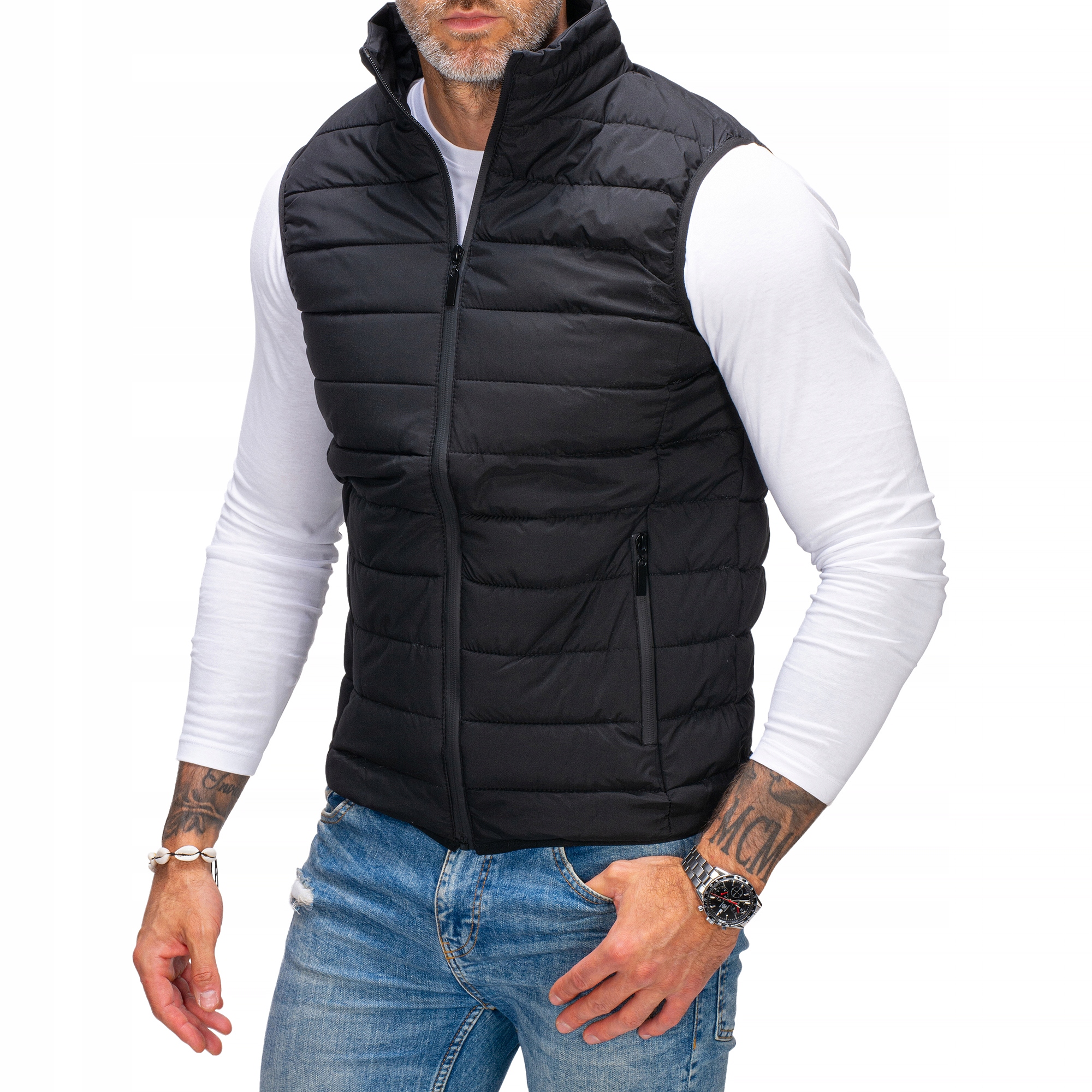 BZ711 XL MĘSKI BEZRĘKAWNIK PRZEJSCIOWY OCIEPLACZ