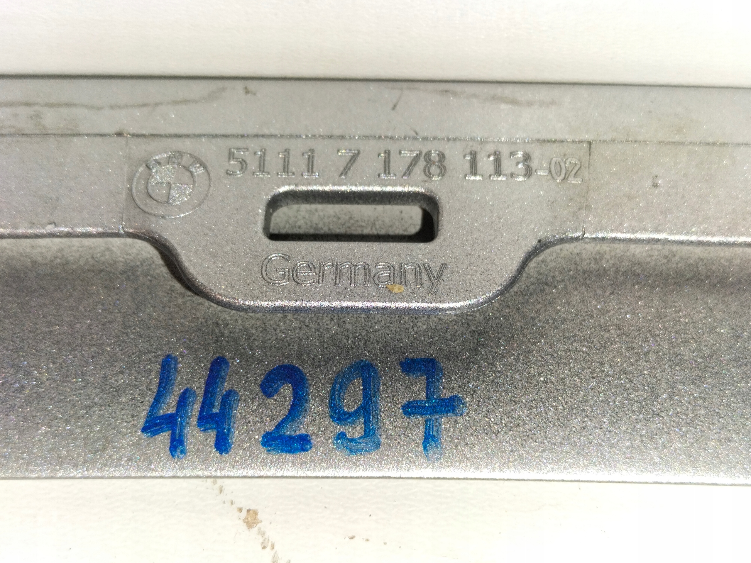 lišta masky nárazníku předního předek BMW 5 E60 E61 LIFT 07