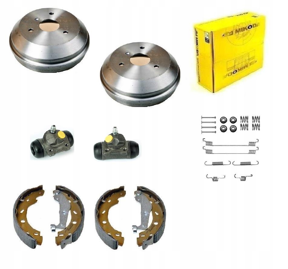 Bubny Čelisti Válce Smart Citi Kupé Fortwo