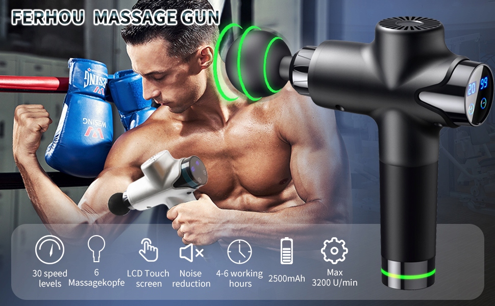 PISTOLET DO MASAŻU MASAŻER DO PLECÓW CIAŁA PRO GUN MASAŻ WIBRACYJNY Kod producenta 53131700